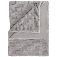 Tagesdecke Heckett Lane Delphi Felldecke Kuscheldecke Flauschdecke Plaid 140x200, Heckett and Lane grau