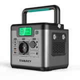 SWAREY S550 Plus Tragbare Powerstation Power Station Solar Generator Solarspeicher 550W(1100W Spitzenleistung) 555Wh