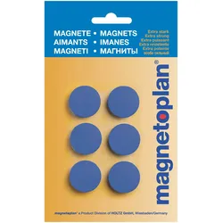 magnetoplan Discofix Hobby geblistert dunkelbl 25mm 6St
