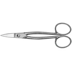 Goldschmiedeschere mit Griff 180mm gerade vernickelt