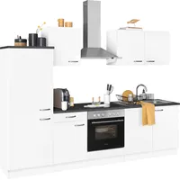 OPTIFIT Küchenzeile »Parare«, ohne E-Geräte, Breite 270 cm weiß