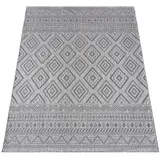Paco Home Outdoorteppich, Anthrazit, Textil, Rechteckig, 80x150 cm, strapazierfähig, für Fußbodenheizung geeignet, Teppiche & Böden, Teppiche, Outdoorteppiche