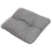 Beautissu Rückenkissen 50 x 40 x 12 cm grau 1 St.