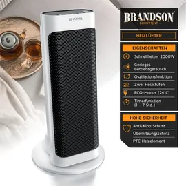 Brandson Heizlüfter 2000 W Weiß