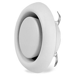 Helios Tellerventil KTVA 125, 0942 DN 125 mm, Kunststoff, für Abluft