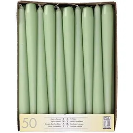 Papstar Leuchterkerzen Ø 2,2 cm 25 cm jadegrün 100 St.