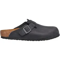 Birkenstock Boston Nubukleder geölt schwarz 43