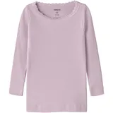 NAME IT Mädchen Nmfkab Ls Top Noos, Fragrant Lilac, 92 cm