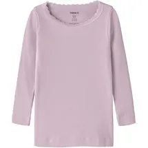 NAME IT Mädchen Nmfkab Ls Top Noos, Fragrant Lilac, 92 cm
