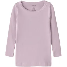 NAME IT Mädchen Nmfkab Ls Top Noos, Fragrant Lilac, 92 cm