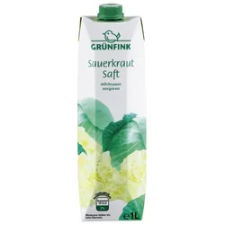 Grünfink Sauerkrautsaft 8 x 1 l (8l)