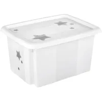 KEEEPER Stars Aufbewahrungsbox mit Deckel, Dreh- und stapelbar, Für