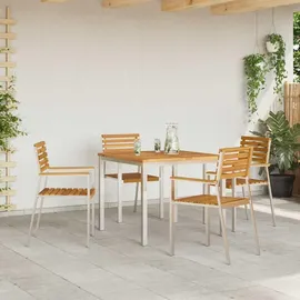vidaXL Gartentisch 90 x 90 x 74,5 cm Braun