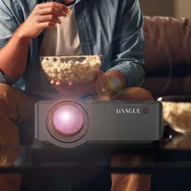 La Vague LV-HD320 LED-Projektor LED-Beamer schwarz