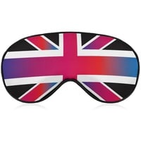 Union Jack England Flaggen Schlafmaske Weiche Augenbinde Tragbare Augenmaske mit verstellbarem Riemen für Männer und Frauen