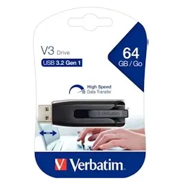 Verbatim Store 'n' Go V3 64 GB grau/schwarz USB 3.0