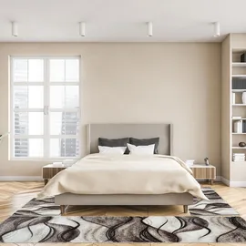 OTTO home Bettumrandung OTTO HOME "Tritom" Gr. 14, braun, H:9mm, Obermaterial: 100% Polypropylen, Bettumrandungen, mit besonders weichem Flor, Kurzflor, modernes Wellen Muster