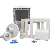 Aqualux Einbauskimmer komplett Set weiß