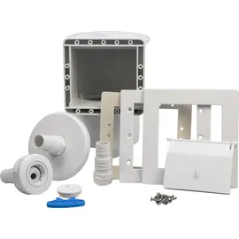 Aqualux Einbauskimmer komplett Set weiß