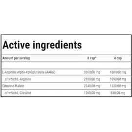 Trec Nutrition AAKG Mega Hardcore Kapseln 240 Stk.