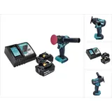 Makita DPV 300 RT Akku Schleifer Polierer 18 V 50 / 80 mm Brushless + 2x Akku 5,0 Ah + Ladegerät