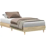 vidaXL Bettgestell 100 x 200 cm Braun