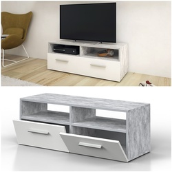Vicco Lowboard Diego Fernsehschrank Sideboard TV Fernsehtisch  Beton