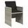 vidaXL Gartenstuhl 57,3 x 68,4 x 38,3 cm hellgrau 4 St.