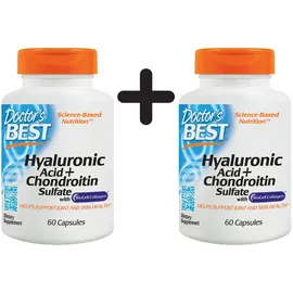 Doctors Best Hyaluronsäure mit Chondroitinsulfat Kapseln 60 St.