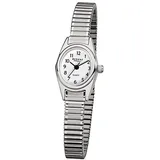 REGENT Damen-Armbanduhr silber Analog F-262 Edelstahl-Armband URF262