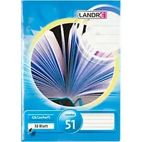 Landré Oktavhefte A6 32 Blatt liniert OH632 LPA chlorfrei 70g