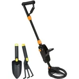 Metalldetektor, Goldsuchgerät für die Untertagesuche, Schatzsuchgerät, Schatzsuchwerkzeug mit Sandschaufel und Ständer für Kinder (mit Schaufel und