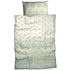 Casatex Bettwäsche Jolie 155 x 220 cm Satin Salbei