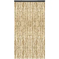 Arsvita Flauschvorhang, 140x220 Meliert beige - weiß