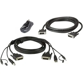 ATEN 2L-7D02UD DVI-Kabel 1,8 m Schwarz
