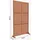 casa.pro Trennwand 180 x 90 cm Braun Stahl