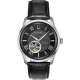 Bulova Automatic 96A217 Herren Automatikuhr - Schwarz/Schwarz