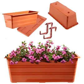 Kadax Blumenkasten 39,5 x 17 x 14 cm Terracotta