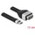 DeLock Adapterkabel USB C zu VGA 0,13 m Schwarz/Silber