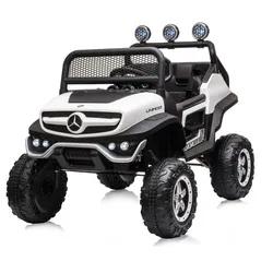 Chipolino Kinderelektroauto Mercedes SUV, Fernbedienung, EVA-Reifen, Stoßdämpfer weiß