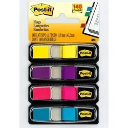 Post-it Index Mini Haftmarker farbsortiert - 4 x 35 Streifen