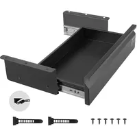Vevor Untertisch Schublade 440x223x101 mm, Unterbau Schreibtisch, versteckter Schreibtisch-Aufbewahrungs-Organizer,