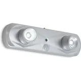 Briloner - Terya Led Nachtlicht, Bewegungsmelder, Batteriebetrieben, Reichweite 3m, Silberfarbig, 18,6 X 5,1 X 5,5 Cm