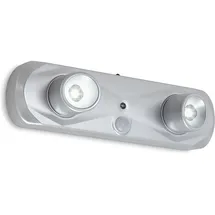 Briloner - Terya Led Nachtlicht, Bewegungsmelder, Batteriebetrieben, Reichweite 3m, Silberfarbig, 18,6 X 5,1 X 5,5 Cm