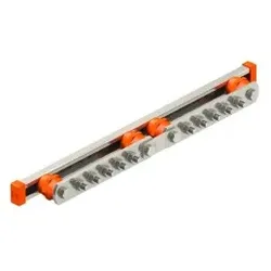 OBO 5015876 Potentialausgleichsschiene BigBar/5+5 Anschlüsse VA 5+5 x M10 Edelstahl, rostfrei A2 1.4301 1802 DC 5+5 VA