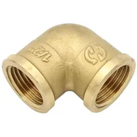 GENERAL FITTINGS - Messing Winkel 1/2 Zoll DN15 Rohrwinkel