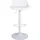 deluke Barhocker Weiß JUTO Kunstleder, 68,5-94x43x44cm Barhocker mit Lehne Tresenhocker Barstuhl Thekenhocker