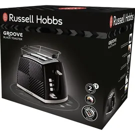 Russell Hobbs Groove Toaster schwarz 26390-56