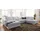 sit&more Wohnlandschaft SIT & MORE "Santorini U-Form", silber, B:340cm H:82cm T:224cm, Luxus-Microfaser ALTARA NUBUCK (100% Polyester) / Struktur (100% Polyester);Flachgewebe (100% Polyester) / Struktur (100% Polyester), Sofas, Wohnlandschaft, mit Federkern und
