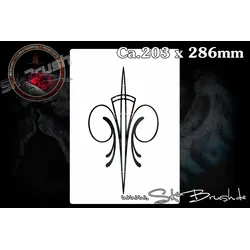 Pinstriping Schablone Stencil